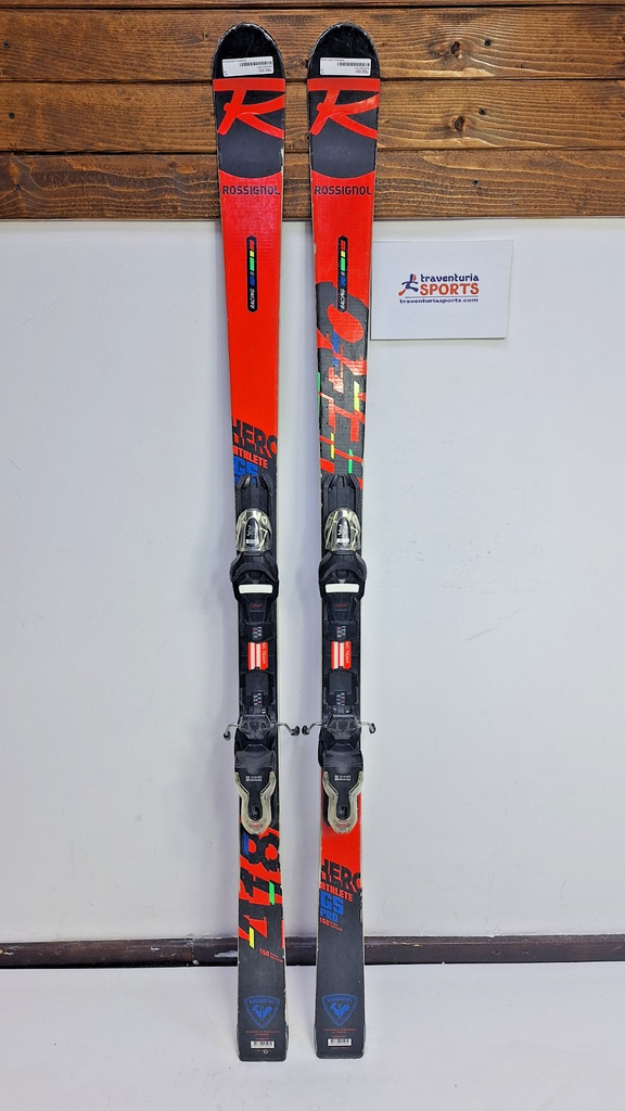 Rossignol Hero Athlete GS Pro 158 cm Ski + Look 10 Bindungen Winter Fun Snow Sport