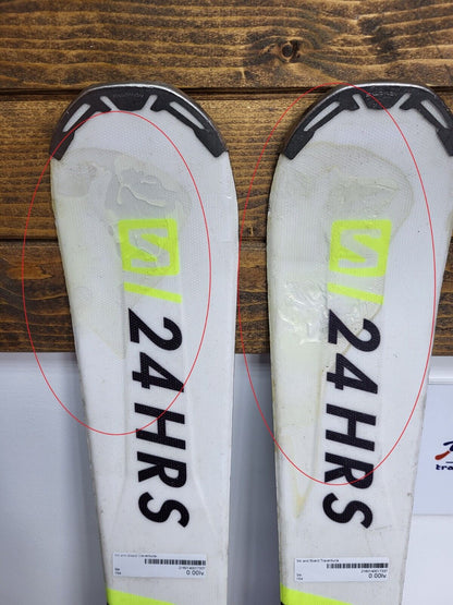 Ski Salomon 24 HRS MAX 154 cm + fixations Salomon 12 Sports d’hiver Aventure