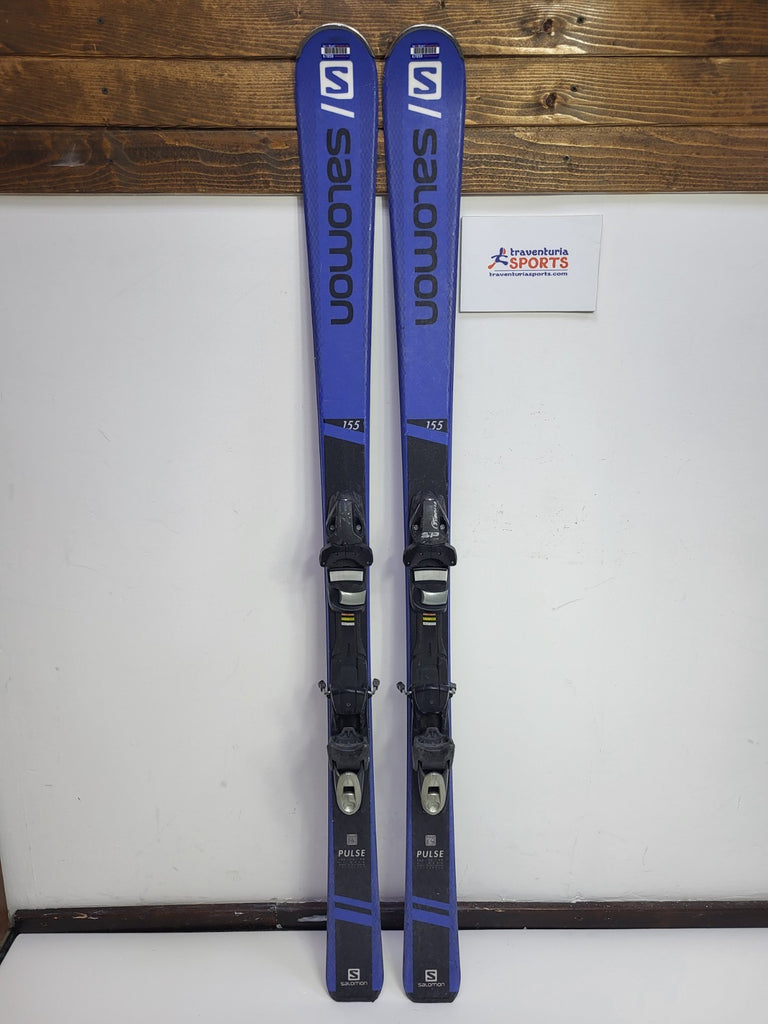 Salomon Pulse 155 cm Ski +Elan ESP 7.5 Bindings Adventure Winter Sport