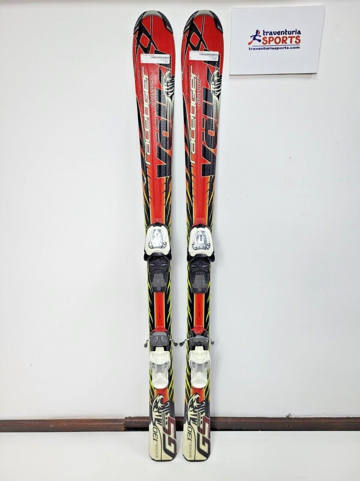 Ski Völkl Racetiger GS R JR 130 cm + fixations Marker 7 Plaisirs des sports d'hiver et de la neige