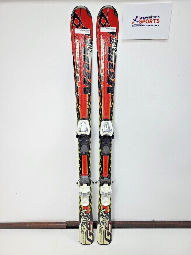 Völkl Racetiger GS R JR 130 cm Ski + Marker 7 Bindings Winter Sport Snow Fun