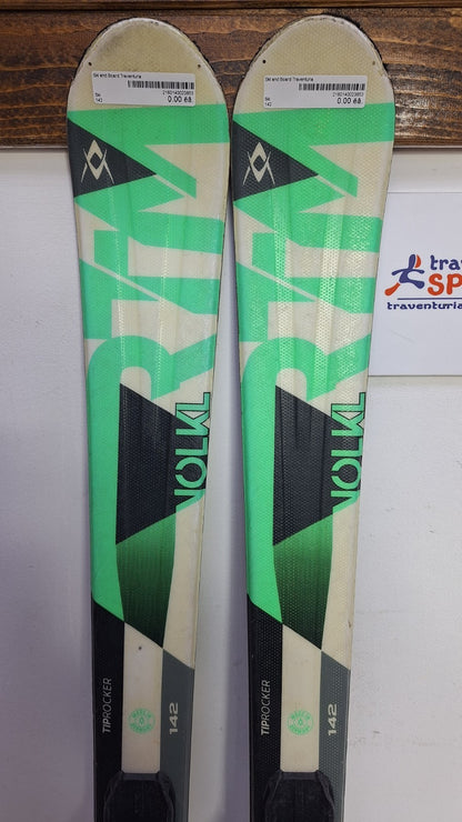 Volkl RTM 142 cm Ski + Marker 10 Bindings Fun Snow Winter Sport Piste