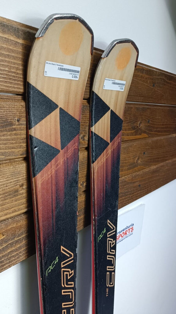 Fischer The Curv RC4 171cm Ski + Fischer 11 Bindings Winter Fun