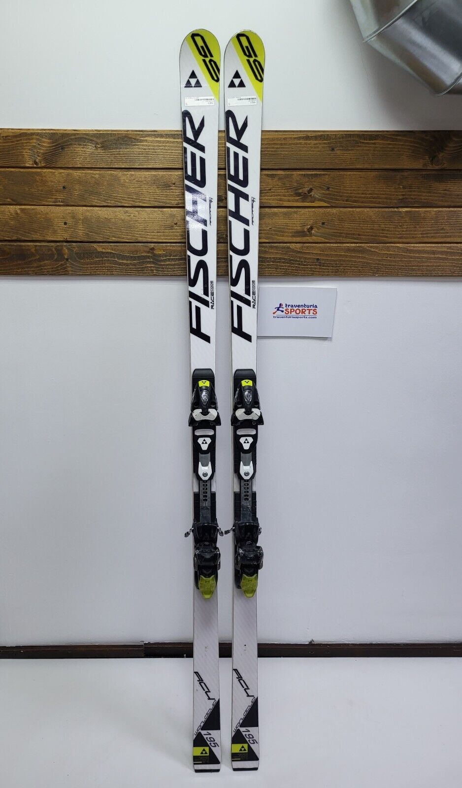 Fischer WC RC4 195 cm Ski + Fischer 18 Bindungen Wintersport
