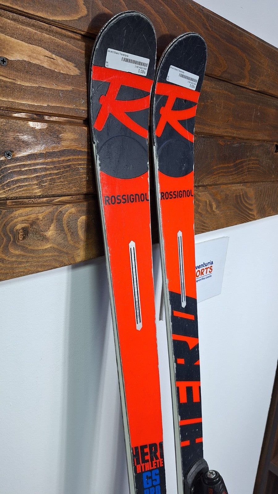 Sci Rossignol Hero FIS GS Pro 165 cm + attacchi Look 10 Divertimento invernale sulla neve