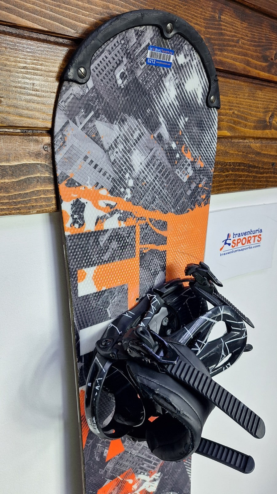 Snowboard Elan Rs Rocker 125 cm + Attacchi HEAD Rental S Sport Divertimento Invernale