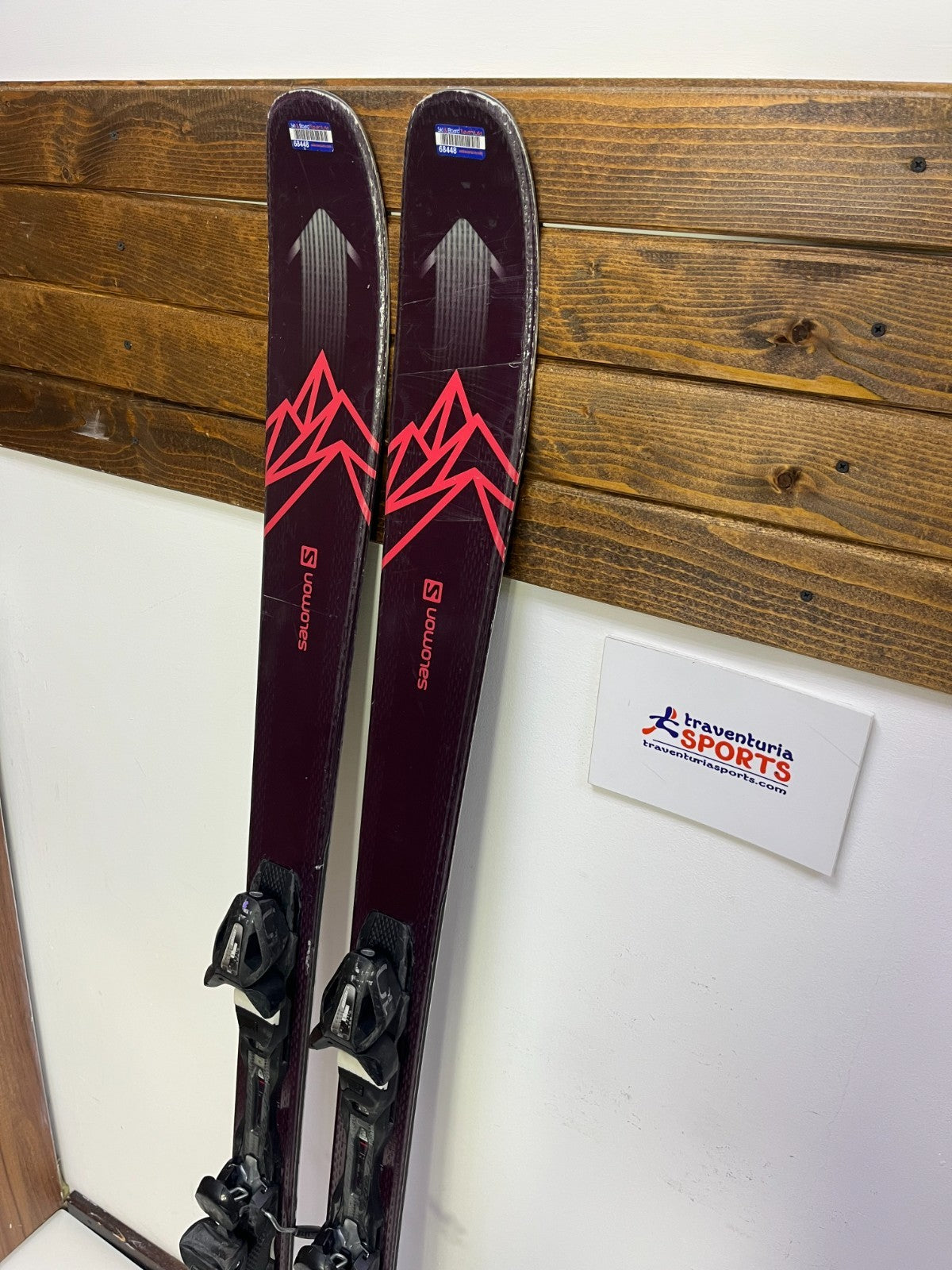 Skis Salomon Myriad 85 169cm + fixations Elan EL 10 Aventure Sport d’hiver