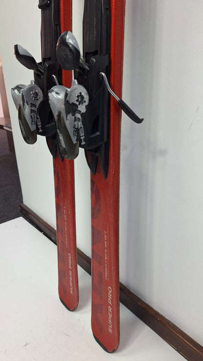 Sci HEAD Super Pro 177 cm + Attacchi Head 11 Sport Invernali Neve Outdoor