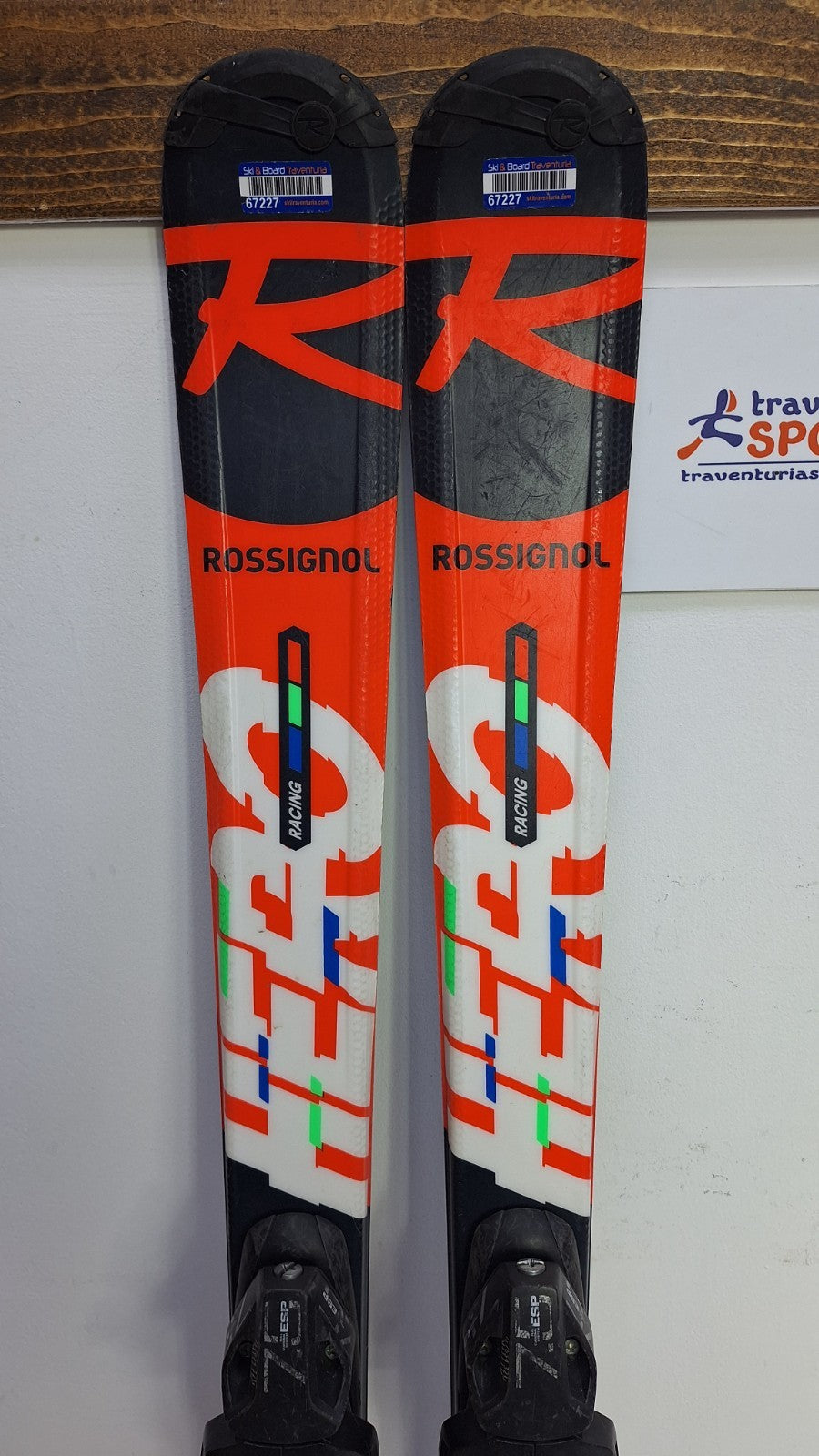 Rossignol Hero J 140cm Ski + Elan ESP 7.5 Bindings Winter Adventure Winter