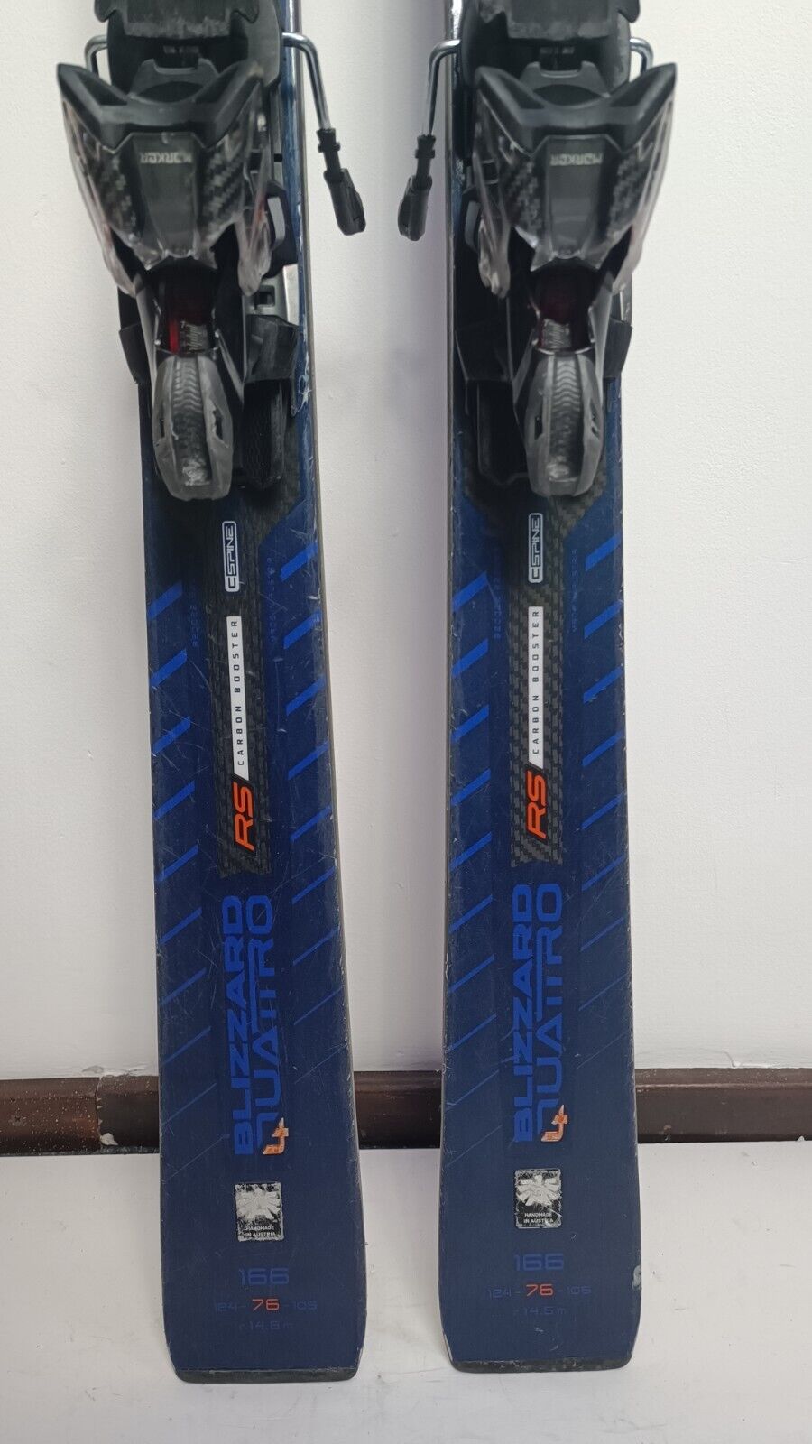 Sci Blizzard Quattro RS 166 cm + attacchi Marker 12 per il divertimento degli sport invernali