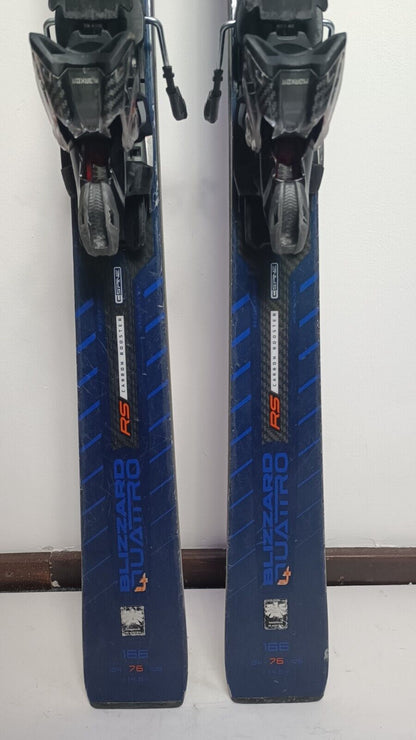 Sci Blizzard Quattro RS 166 cm + attacchi Marker 12 per il divertimento degli sport invernali
