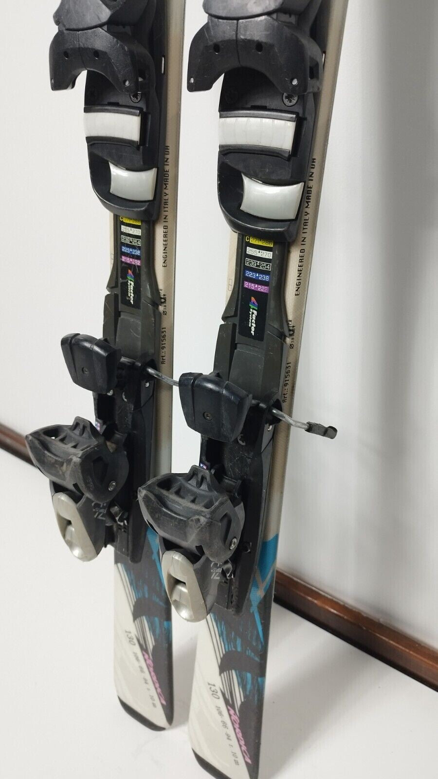 Sci Nordica Little Belle 130 cm + attacchi Elan ESP 7.5 Inverno Outdoor Neve