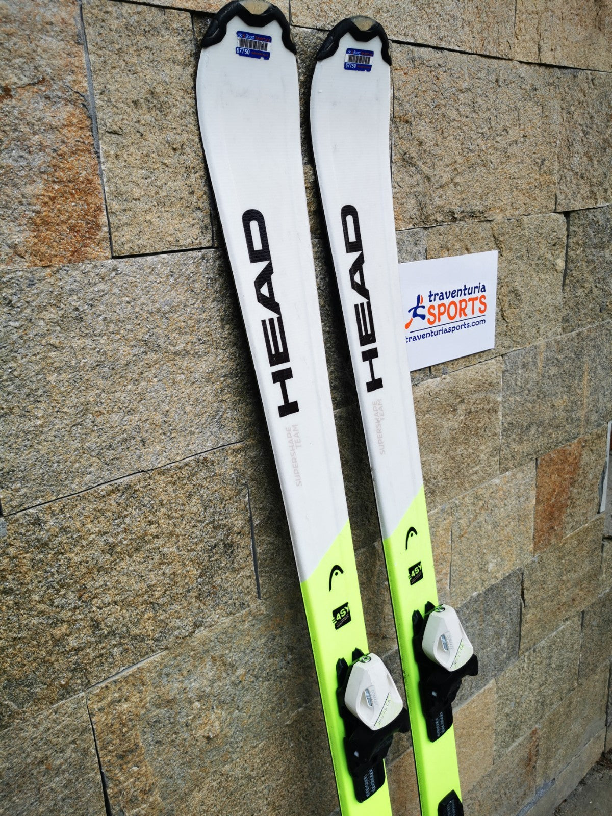 HEAD Supershape Team Easy 157cm  Ski + HEAD 7.5 Bindings  Winter Sport