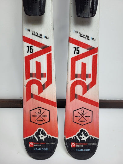 Sci HEAD REV 75 163 cm + attacchi Elan ESP 10 Inverno Neve Sport Divertimento Avventura
