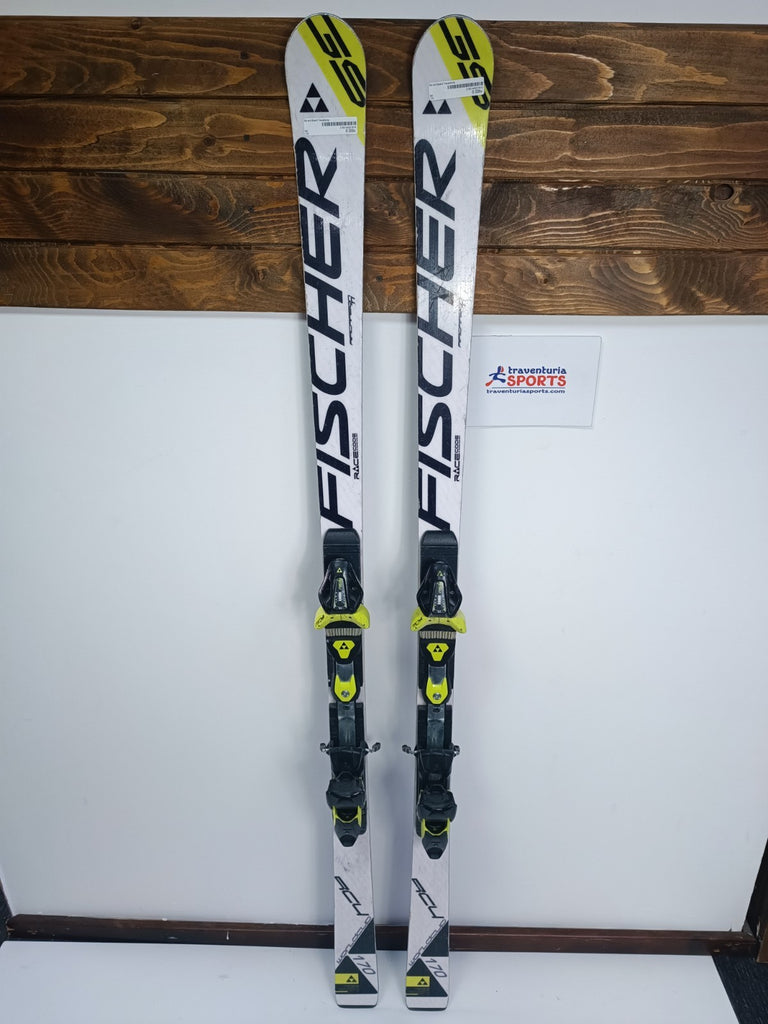 Fischer RC4 WC 170cm Ski + Fischer 11 Bindings Winter Fun Snow Sport