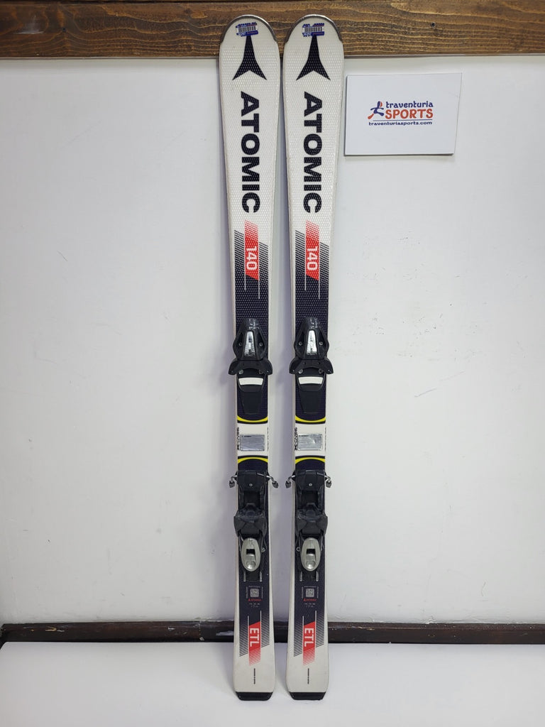 Sci Atomic ETL R EZY2 140 cm + attacchi Elan ESR 10 Snow Winter Fun Sport