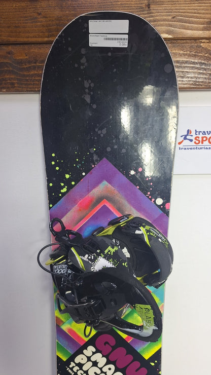 GNU Smart Pickle PBTX 148cm Snowboard + SP(sLAB Series) M Bindings  Fun Snow