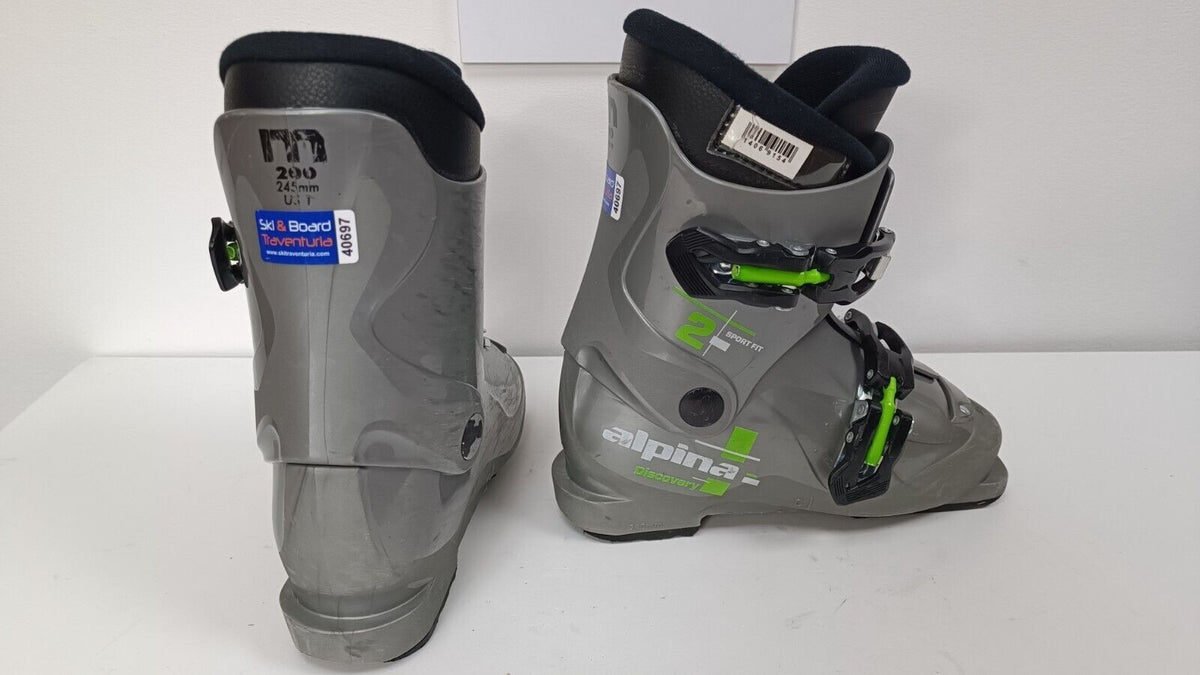 Alpina Discovery RTL J2 Ski Boots (EU 31 1/2  ; UK 0; Mondo 200) Sport Winter