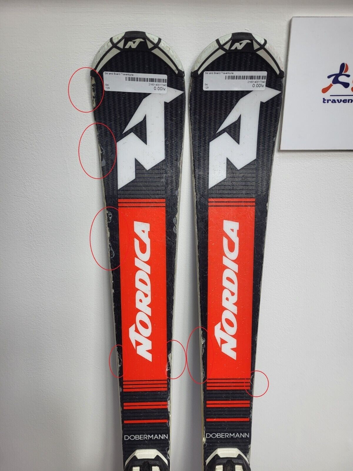 Nordica Dobermann WC SL J 129 cm Ski + Marker 10 Bindungen Sport Winterspaß