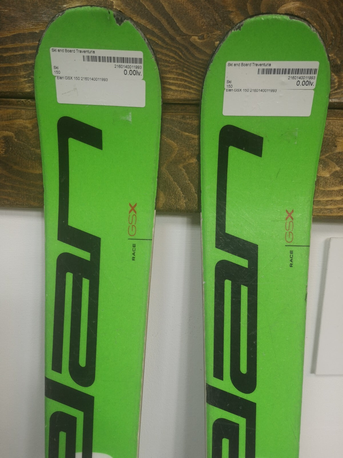 Ski Elan GSX 150 cm + fixations Elan EL 7.5 BSL. Plaisir, neige, aventure et sport hivernal