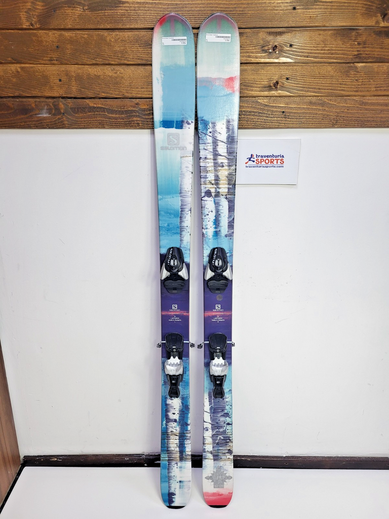 Salomon QST Lumen 95 162 cm Ski + Salomon 10 Bindungen Wintersport-Abenteuer