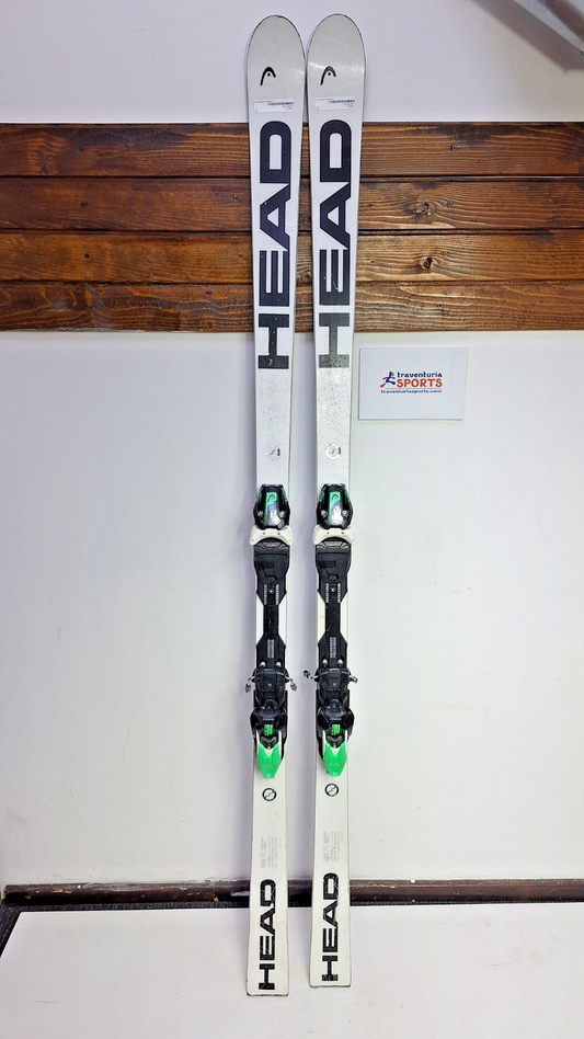 HEAD WC e-Rebels GS 186 cm Ski + HEAD PRD12 Bindungen Wintersport Schneespaß