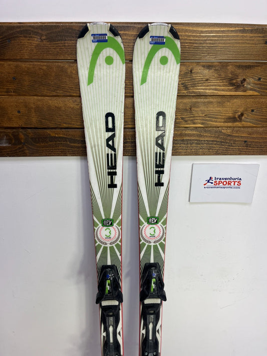 HEAD REV 80 170cm Ski + Elan EL10 Bindungen Wintersport Schneespaß Outdoor