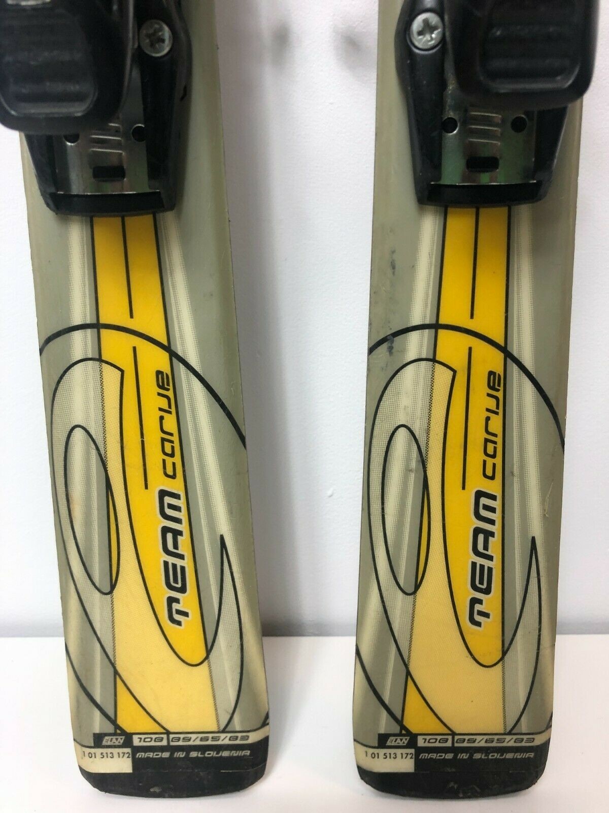 Elan Team Carve JR 108 cm Skis + Marker 4.5 Bindings Winter Snow Fun Outdoor