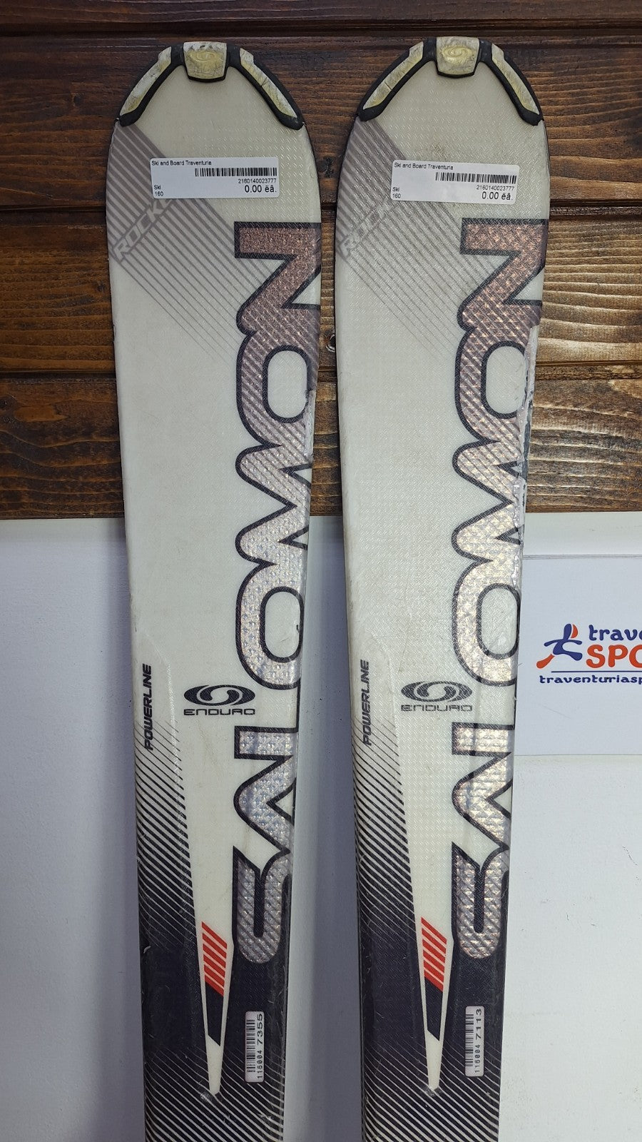 Salomon Enduro LX 750R 160cm Skis + Salomon 10 Bindings Winter Fun Snow