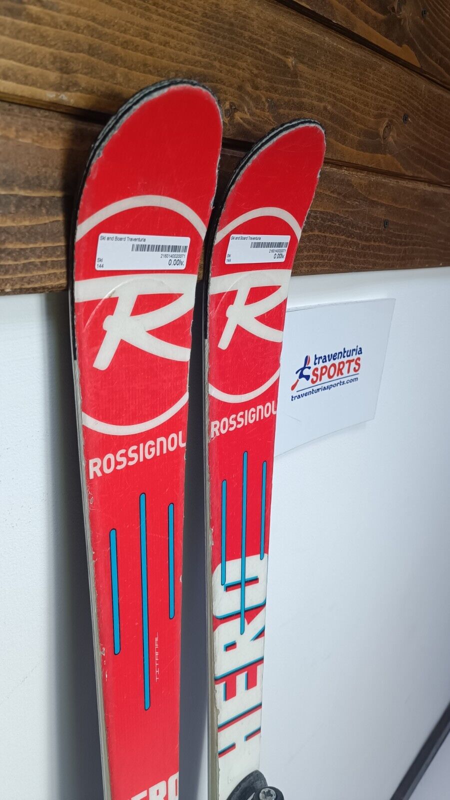 Rossignol Hero FIS GS Pro 144 cm Ski + Look 7 Bindungen Winterspaß im Schnee
