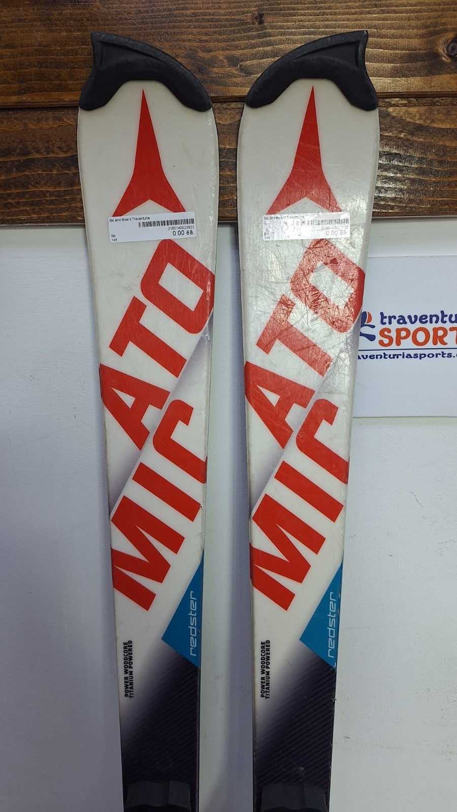 Atomic Redster SL 145 cm Skis + Atomic 10 Bindings Winter Fun Snow