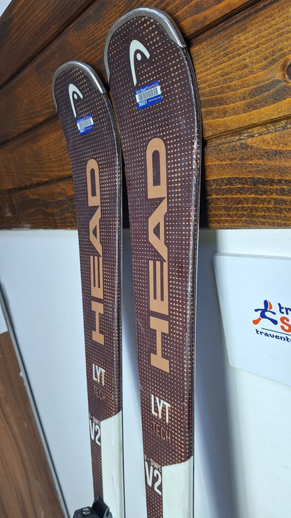 HEAD V-Shape V2 LYT  156cm Ski + Elan EL 10  Bindings Winter Sport