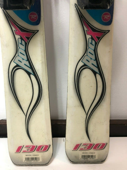 Rossignol RocX 130 cm Ski + Rossignol 9.5 Bindungen Wintersport Schnee Outdoor CBS