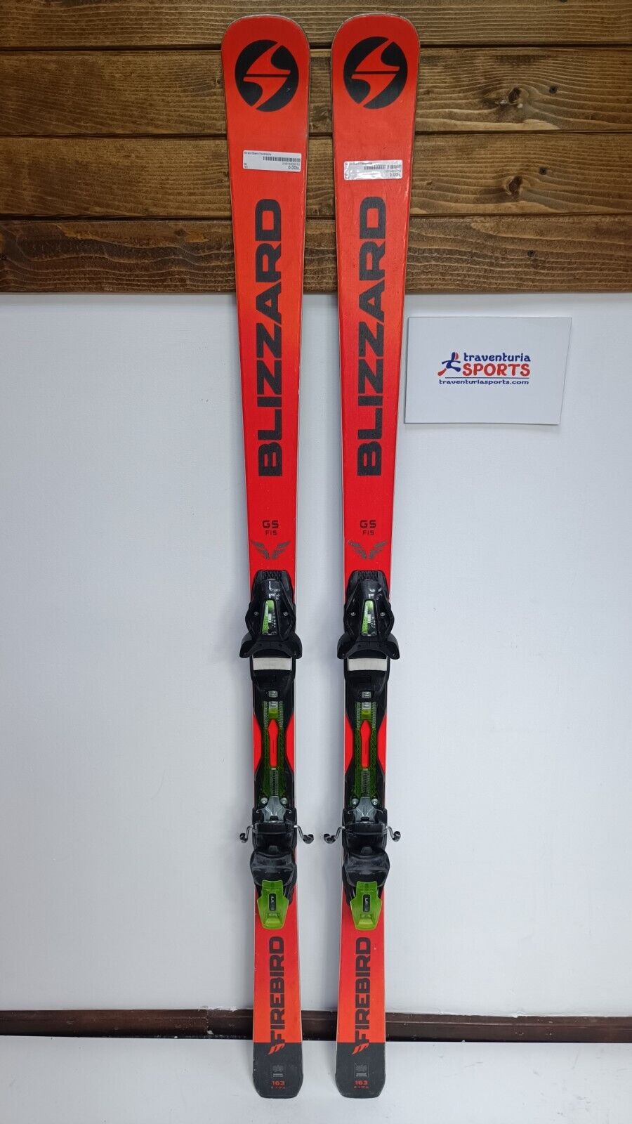 Blizzard Firebird GS FIS 163cm Ski + Elan 10 Bindungen Winter Fun Snow Sport