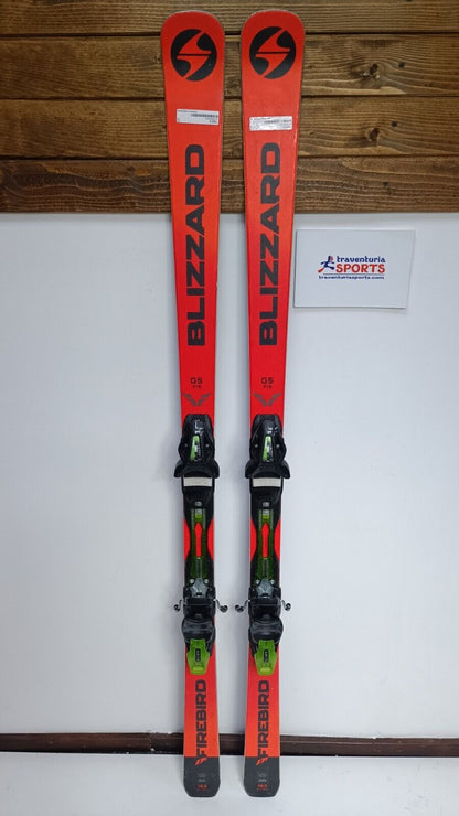 Blizzard Firebird GS FIS 163cm Ski + Elan 10 Bindungen Winter Fun Snow Sport