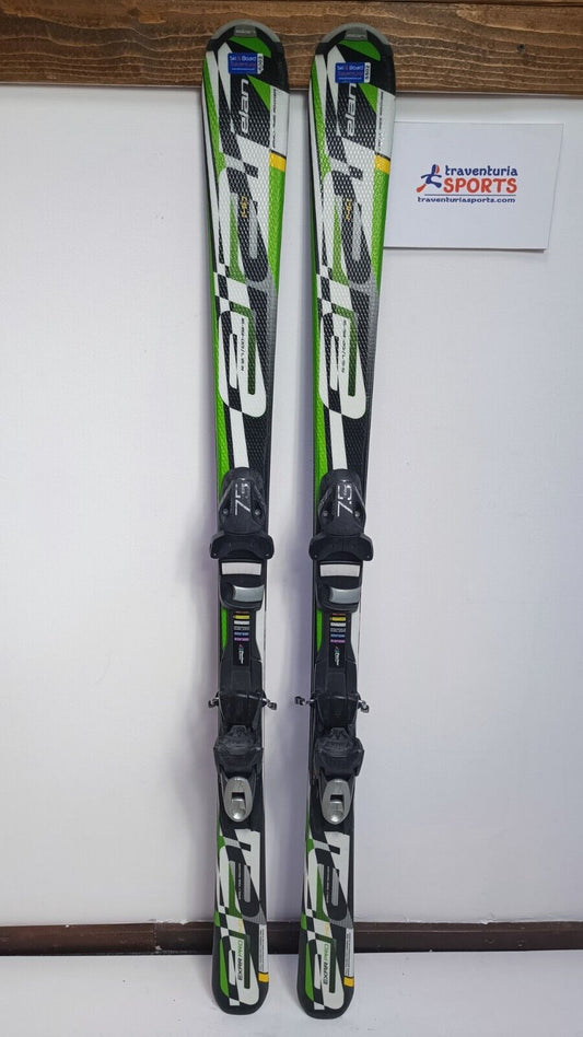 Elan Exar Pro 140 cm Ski + Elan 7.5 Bindungen Sport Schnee Winterspaß