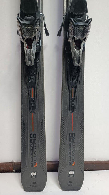 Blizzard Quattro RX 181cm Ski + Marker 12 Bindings  Winter Sport Fun