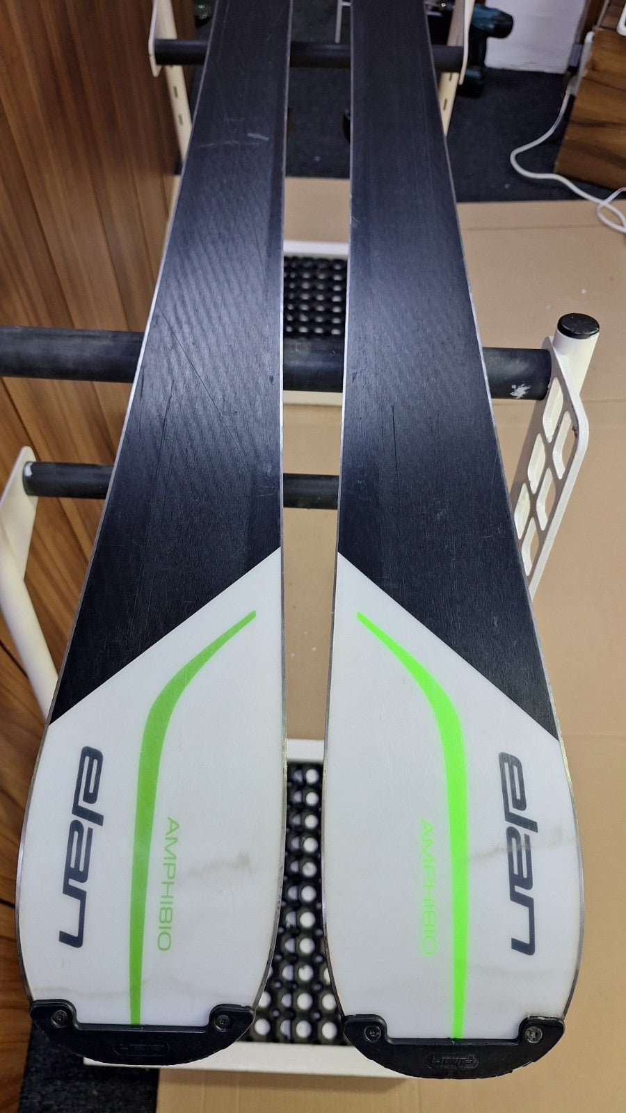 Elan Amphibio 12 Ti 168cm Ski + Elan EL 10  Bindings Winter Adventure Outdoor