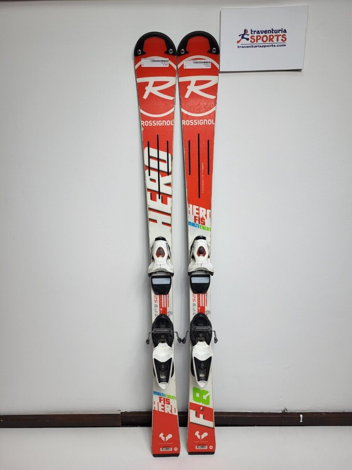 Rossignol Hero 8 125 cm Ski + Look 7 Bindings Winter Fun