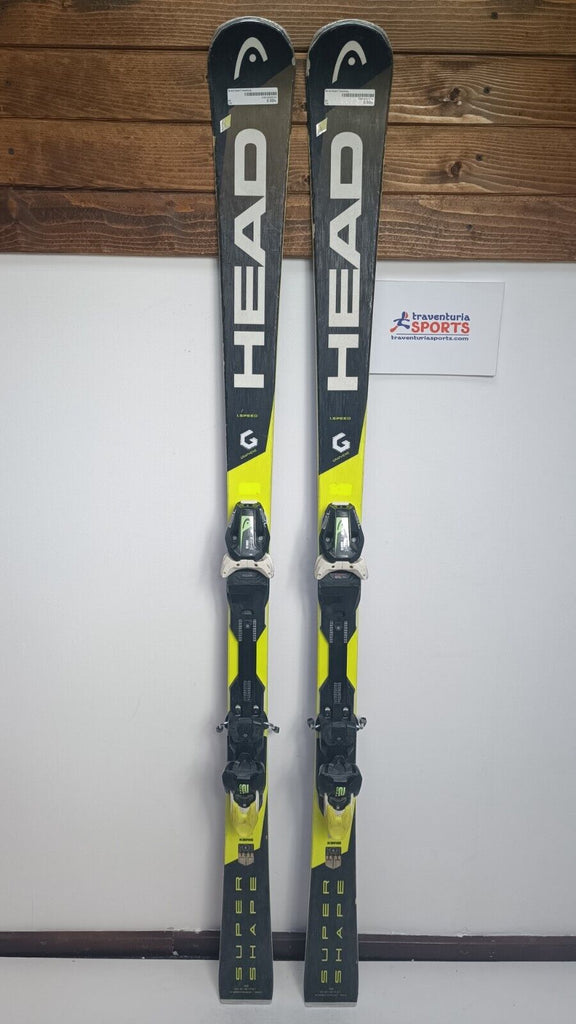 HEAD SuperShape i.Speed 163cm Ski + HEAD 12 Bindings Winter Sport –  Traventuria Sports