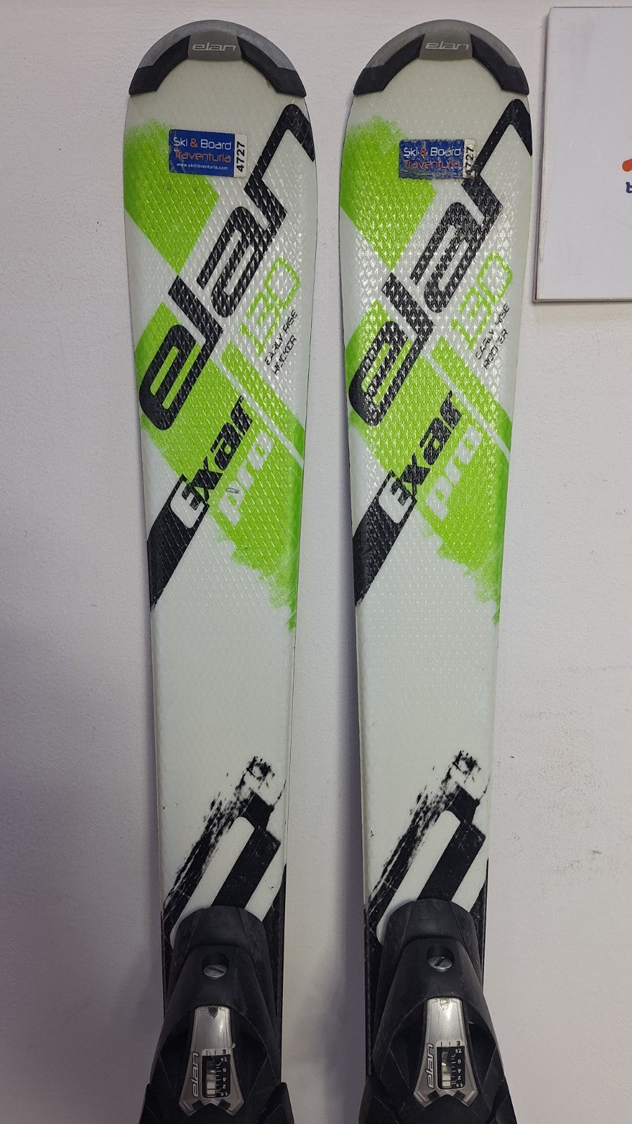 Elan Exar Pro 130 cm  Ski + Elan ESP 7.5 Bindings Adventure Winter Sport Snow