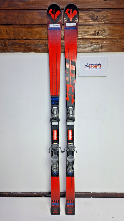 Rossignol Hero Athlete GS Pro 164 cm Ski + Rossignol  Bindings Winter Sport Snow