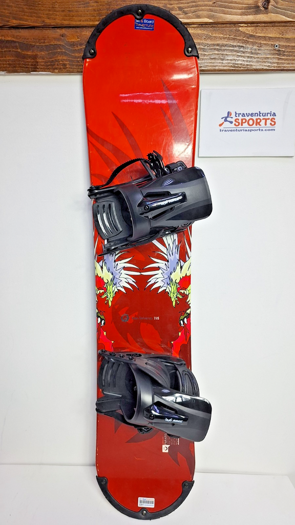 Elan Universe 115 cm Snowboard + New Rage S Bindings Sport Winter Fun Snow