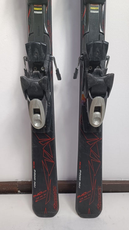 Nordica Fire Arrow TM 140 cm Ski + Elan ESP 7.5 Bindings Winter Adventure Winter