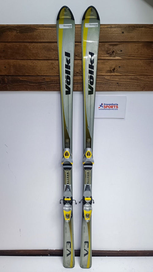 Volkl V3 177cm Ski + Rossignol 10 Bindings Winter Sport