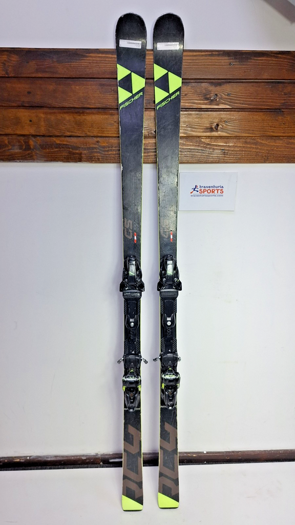 Fischer RC4 WC GS 180 cm Ski + HEAD 17 Bindings Winter Sport  Snow Fun