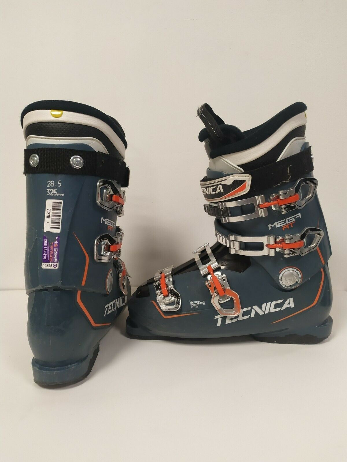 Chaussures de ski Tecnica Mega RT de 2018 (EU 44 1/3; UK 10; Mondo 285)