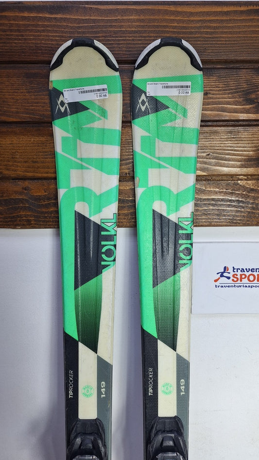 Volkl RTM 149 cm Ski + Marker 10 Bindings Fun Snow Winter Sport Piste