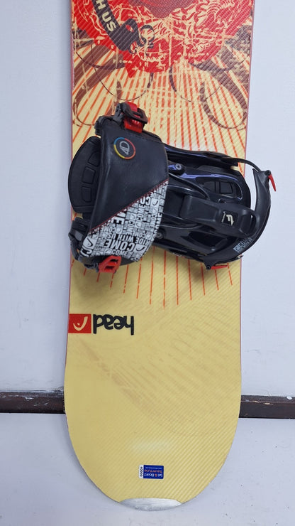 Snowboard HEAD Rocka 4D 159 cm + fixations HEEAD M - plaisir des sports d’hiver
