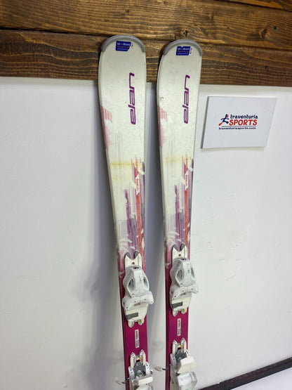 Elan Snow White  146cm  Ski + Elan EL 7.5 Bindings Winter Sport Fun